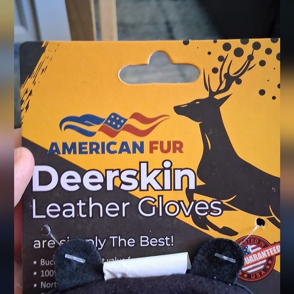 Genuine Deerskin Leather Gloves XL - Picture 2 of 11